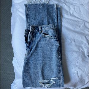Garage Wide Leg Jean - Never worn - Mid waist. SIZE 11 - DENIM SIZE 30